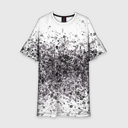 Платье клеш для девочки Грязь, цвет: 3D-принт