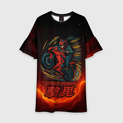 Детское платье Speed demon moto