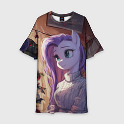 Детское платье Анимешная лошадка - Новый год