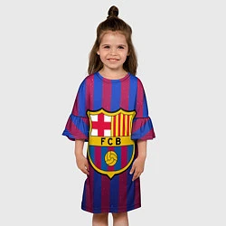 Платье клеш для девочки Barcelona, цвет: 3D-принт — фото 2