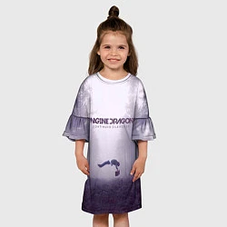 Платье клеш для девочки Imagine Dragons: Silence, цвет: 3D-принт — фото 2