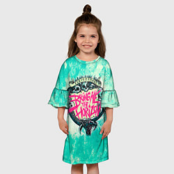 Платье клеш для девочки BMTH: Sempiternal, цвет: 3D-принт — фото 2
