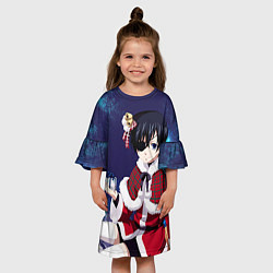 Платье клеш для девочки Аниме, цвет: 3D-принт — фото 2