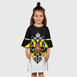 Платье клеш для девочки Имперский Флаг, цвет: 3D-принт — фото 2
