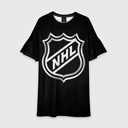 Платье клеш для девочки NHL, цвет: 3D-принт