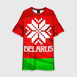 Платье клеш для девочки Belarus, цвет: 3D-принт