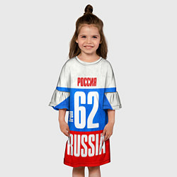 Платье клеш для девочки Russia: from 62, цвет: 3D-принт — фото 2