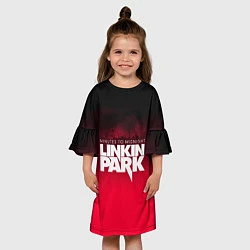 Платье клеш для девочки Linkin Park: Minutes to midnight, цвет: 3D-принт — фото 2