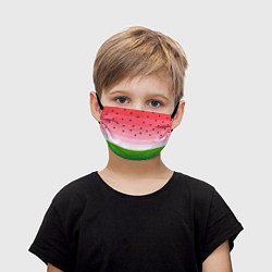 Маска для лица детская Арбузик, цвет: 3D-принт