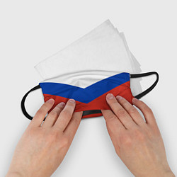 Маска для лица детская Российский триколор, цвет: 3D-принт — фото 2