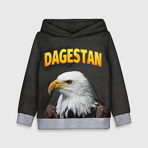 Детская толстовка Dagestan Eagle / 3D-Меланж – фото 1