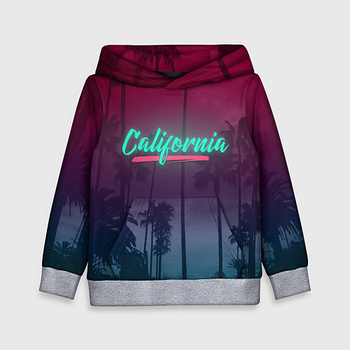 Детская толстовка California / 3D-Меланж – фото 1