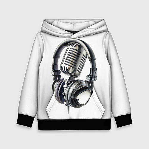 Детская толстовка Диджей / 3D-Черный – фото 1