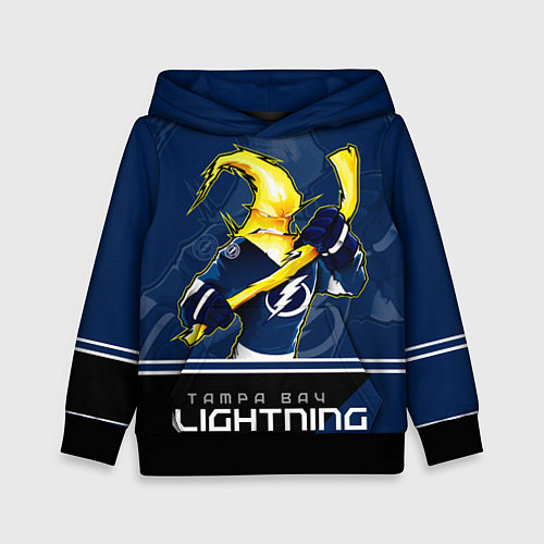 Детская толстовка Bay Lightning / 3D-Черный – фото 1