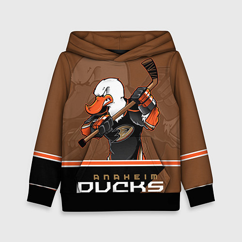 Детская толстовка Anaheim Ducks / 3D-Черный – фото 1