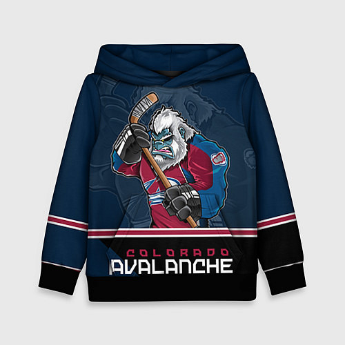 Детская толстовка Colorado Avalanche / 3D-Черный – фото 1
