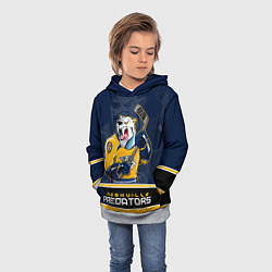 Толстовка-худи детская Nashville Predators, цвет: 3D-меланж — фото 2