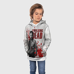 Толстовка-худи детская Walking Dead: Rick Grimes, цвет: 3D-белый — фото 2