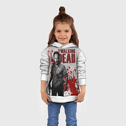 Толстовка-худи детская Walking Dead: Rick Grimes, цвет: 3D-белый — фото 2
