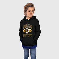 Толстовка-худи детская Boston Bruins: Est.1924, цвет: 3D-синий — фото 2