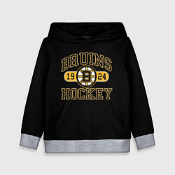 Толстовка-худи детская Boston Bruins: Est.1924, цвет: 3D-меланж