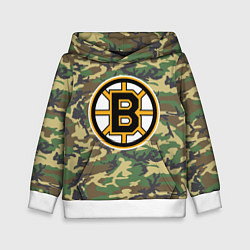 Толстовка-худи детская Bruins Camouflage, цвет: 3D-белый