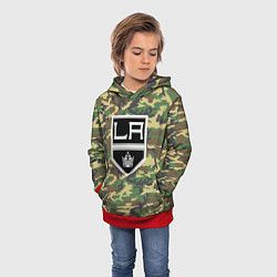 Толстовка-худи детская Kings Camouflage, цвет: 3D-красный — фото 2