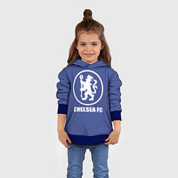 Толстовка-худи детская Chelsea FC, цвет: 3D-синий — фото 2