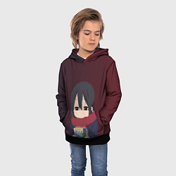 Толстовка-худи детская K-ON, цвет: 3D-черный — фото 2