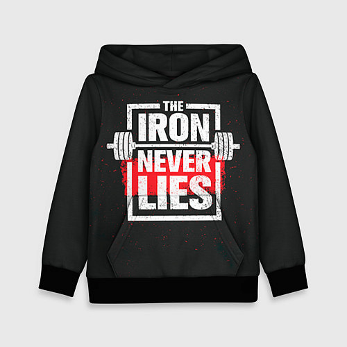 Детская толстовка The iron never lies / 3D-Черный – фото 1