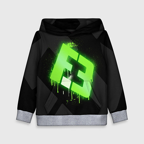 Детская толстовка Flipsid3: Black collection / 3D-Меланж – фото 1