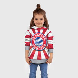 Толстовка-худи детская FC Bayern, цвет: 3D-меланж — фото 2
