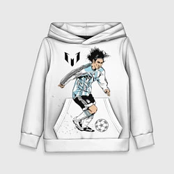 Толстовка-худи детская Messi Young, цвет: 3D-белый