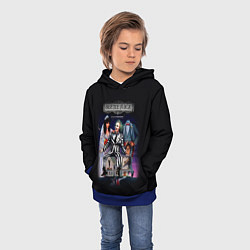 Толстовка-худи детская Beetlejuice, цвет: 3D-синий — фото 2