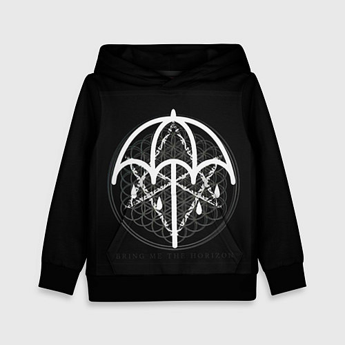 Детская толстовка BMTH: Rain Symbol / 3D-Черный – фото 1