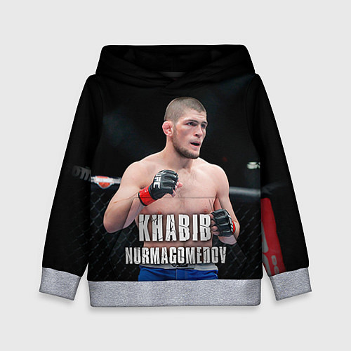Детская толстовка Хабиб Нурмагомедов / 3D-Меланж – фото 1