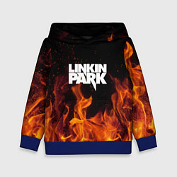 Толстовка-худи детская Linkin Park: Hell Flame, цвет: 3D-синий