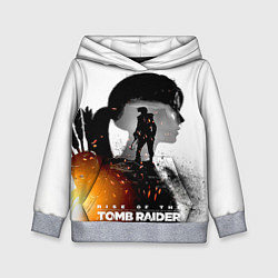 Толстовка-худи детская Rise of the Tomb Raider 1, цвет: 3D-меланж