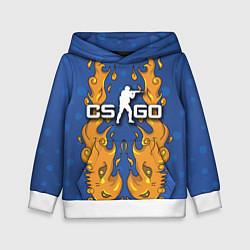 Толстовка-худи детская CS:GO Fire Elemental, цвет: 3D-белый