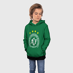 Толстовка-худи детская ACF Chapecoense, цвет: 3D-черный — фото 2