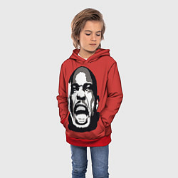 Толстовка-худи детская Sticky Fingaz, цвет: 3D-красный — фото 2