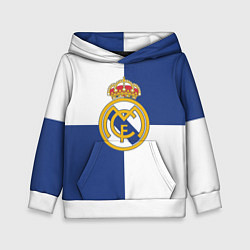 Толстовка-худи детская Real Madrid: Blue style, цвет: 3D-белый