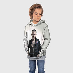 Толстовка-худи детская Честер Беннингтон, цвет: 3D-меланж — фото 2
