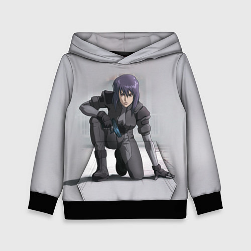 Детская толстовка Ghost In The Shell 5 / 3D-Черный – фото 1