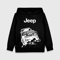 Толстовка-худи детская Jeep, цвет: 3D-черный