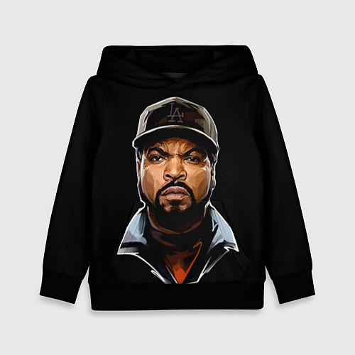 Детская толстовка Ice Cube / 3D-Черный – фото 1