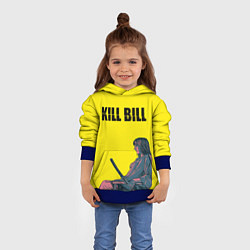 Толстовка-худи детская Kill Bill, цвет: 3D-синий — фото 2
