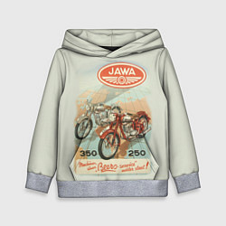 Толстовка-худи детская JAWA, цвет: 3D-меланж