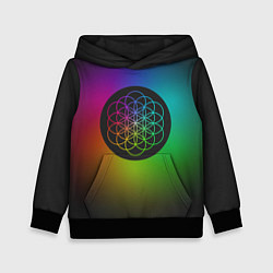 Толстовка-худи детская Coldplay Colour, цвет: 3D-черный
