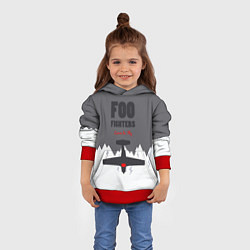 Толстовка-худи детская Foo Fighters: Learn to fly, цвет: 3D-красный — фото 2